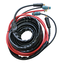 Control Cable (5m), Gas Hose and Hose Clamp